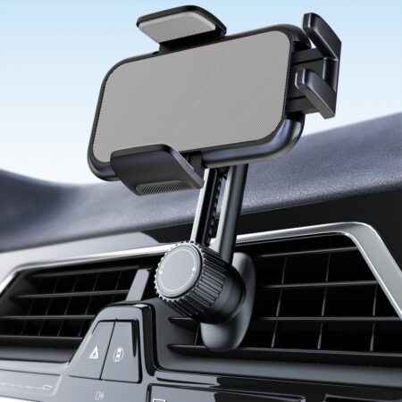 Phone Mount for Car Vent: [Never Blocking] Air Vent Cell Phones Holder for iPhone & Samsung Android Smartphone [Thick Cases Friendly] Hands-Free Auto Mobile Phone Stand